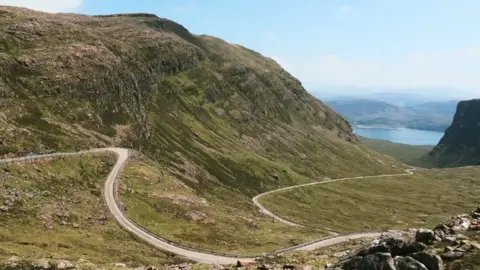 Caledonia TV/BBC ALBA Roddy leaves home and sets off for Lochcarron, or Jeantown as it was then known