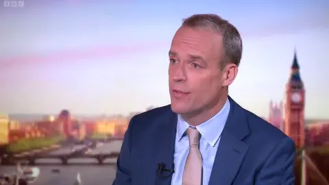 BBC Dominic Raab on the Sunday Morning show