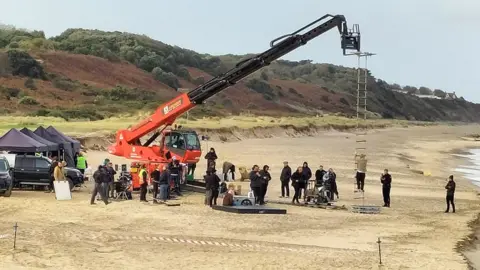 Derek Wallin Ed Sheeran at North Denes Beach