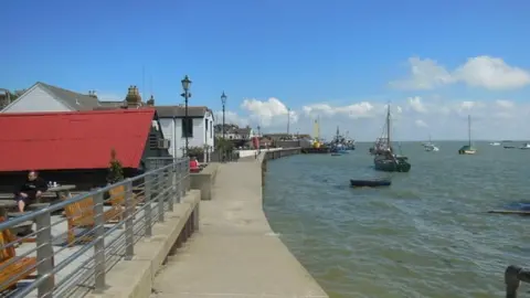 Geograph/Chris Wood The waterfront at Old Leigh