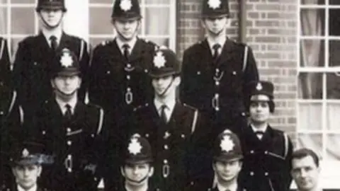 Metropolitan Police PC Karpal Kaur Sandhu with colleagues
