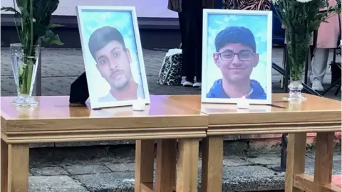 BBC Pictures of Reuven Simon and Joseph Sebastian.