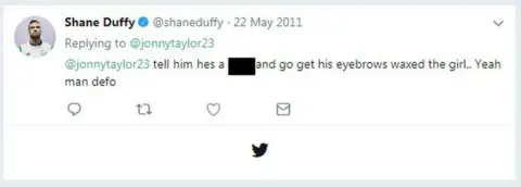Twitter Tweets sent by Shane Duffy