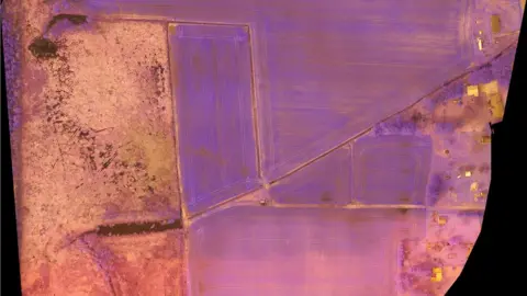 PrecisionHawk Multispectral image of a field