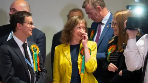 Getty Images Plaid Cymru's Jill Evans