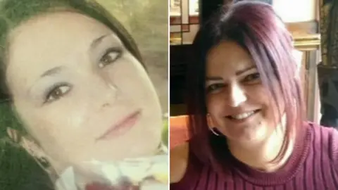 Family photos Ellie Brabant (left) and Maria Duarte