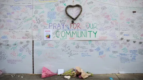 Getty Images Tributes to Grenfell Tower victims