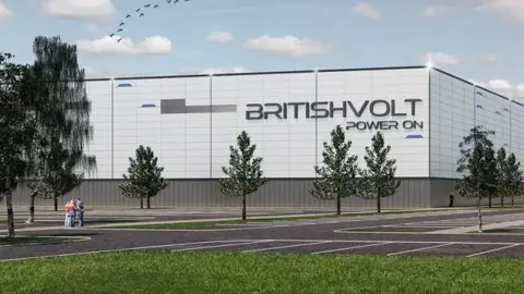 Britishvolt/PA Media CGI of Britishvolt factory