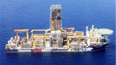 Reuters Drill ship at Karish gas field (09/05/22)