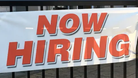 Getty Images Now Hiring sign