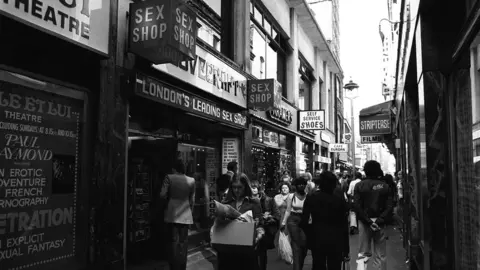 PA Media Brewer Street, Soho, in 1977