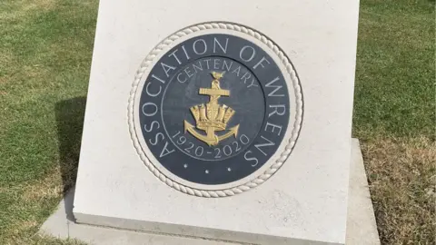 PA Media Ceremonial stone to mark 100 years of the Association of the Women's Royal Naval Service