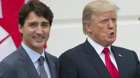 AFP Canada PM Justin Trudeau and US President Donald Trump