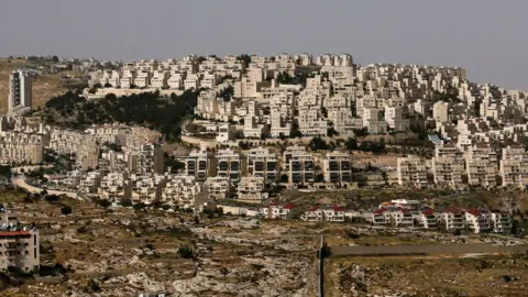Reuters Israeli settlement of Har Homa in the occupied West Bank (19 May 2020)