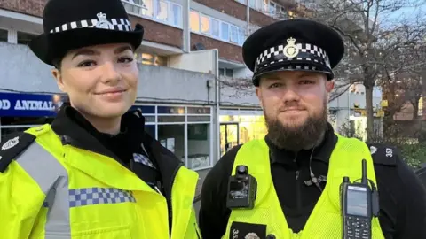 Andrew Turner/BBC PC Massingham and PC Fiddaman