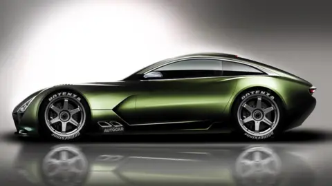 Autocar / Ben Summerell-Youde A computer-generated image of what the new TVR might look like