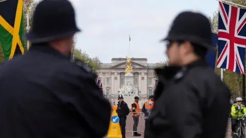 Reuters Police on the Mall in London