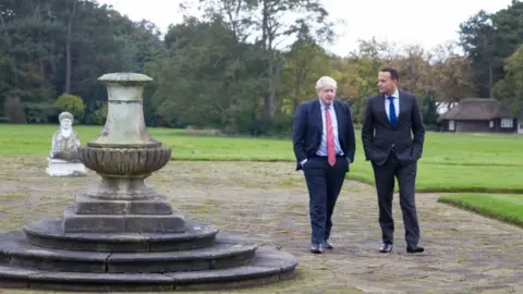 Getty Images Boris Johnson and Leo Varadkar