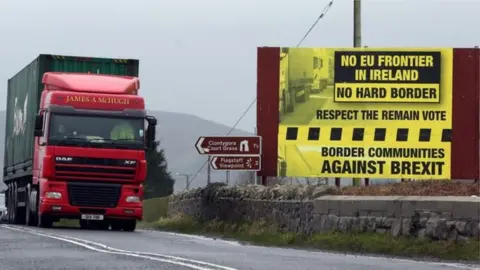 AFP Sign near the Irish border