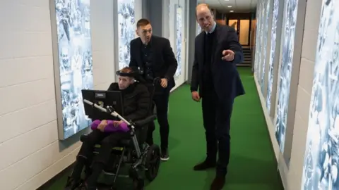 Reuters Prince William meets Rob Burrow and Kevin Sinfield