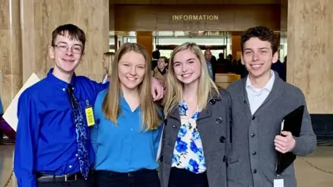 Jessica Adamson / Providence Health & Services Sam Adamson, Lori Riddle, Hailey Hardcastle and Derek Evans