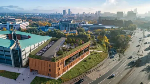 University of Salford How the new clinic building might look