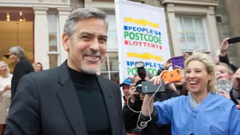 Rob McDougall/People's Postcode Lottery George Clooney