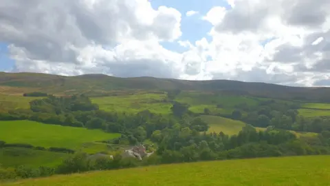 BBC Garry Williams' farm in Blaencennen