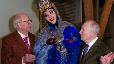 Getty Images Gilbert and George with Daniel Lismore