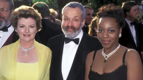 Getty Images Brenda Blethyn. Mike Leigh, Jean Marianne Baptiste