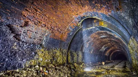 Forgotten Relics Inside the tunnel