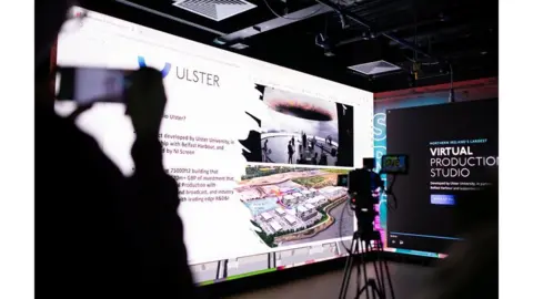 Ulster University Ulster University graphics and camera in studio