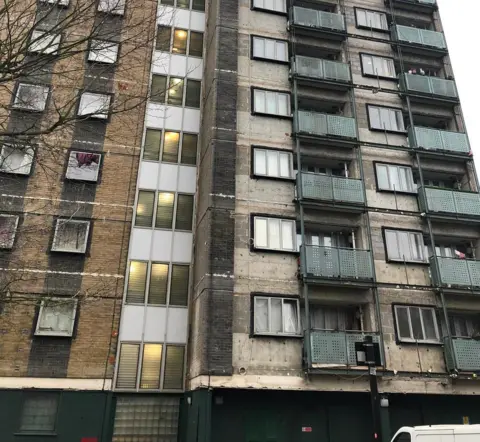 BBC Hazlewood Tower (right) in November 2018