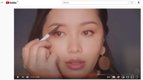 Michelle Phan A screenshot from a Michelle Phan video