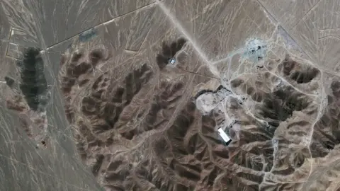 GeoEye Satellite Image Fordo nuclear site