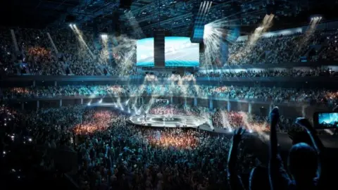 OVG CGI of inside the proposed arena