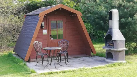 Jane Chesson A glamping pod at Greenway Touring and Glamping Park