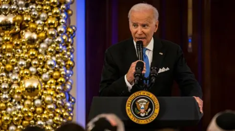 Biden at a Hanukkah event