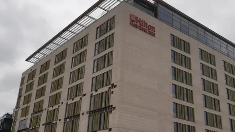LDRS Image of the Hilton Hotel building