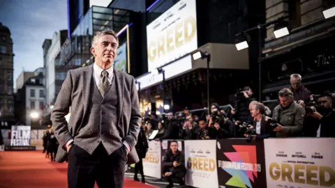 Getty Images Steve Coogan at the London Film Festival premiere of Greed