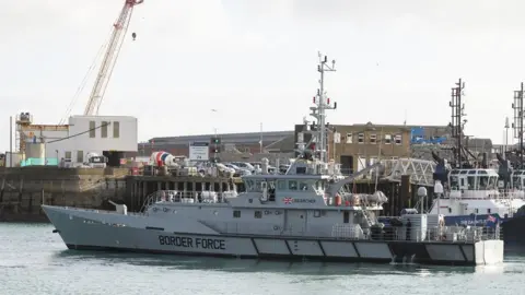 Leon Neal/Getty Images Border Force cutter