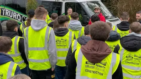 Langarth Garden Village Students from Truro and Penwith college