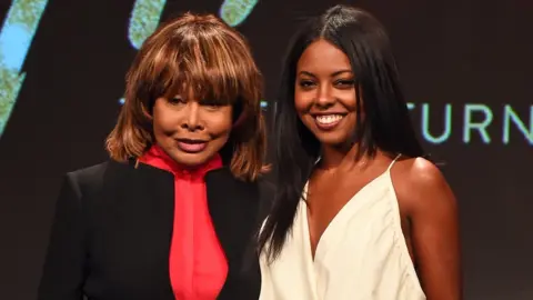 Getty Images Tina Turner and Adrienne Warren