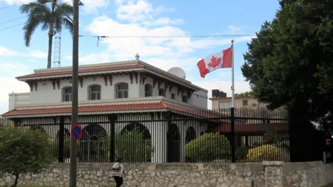 Reuters Canadian embassy in Havana