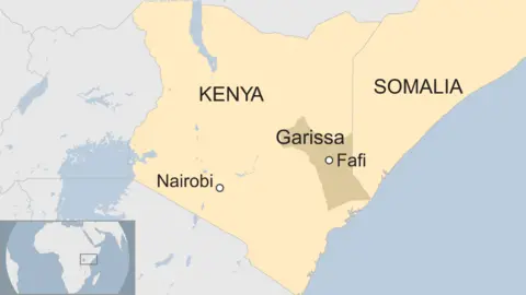 BBC Map of Kenya