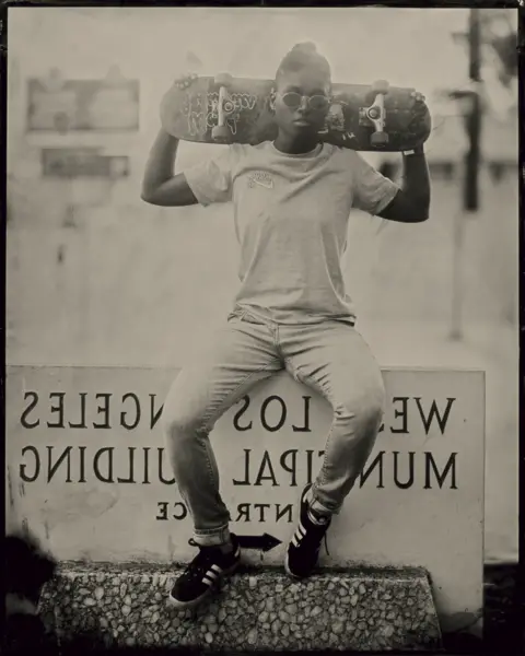 Jenny Sampson Portrait of a skateboarder