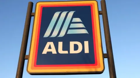 Getty Images Aldi sign