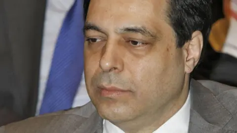 AFP File photo showing Hassan Diab at a conference in Beirut, Lebanon, on 3 October 2012