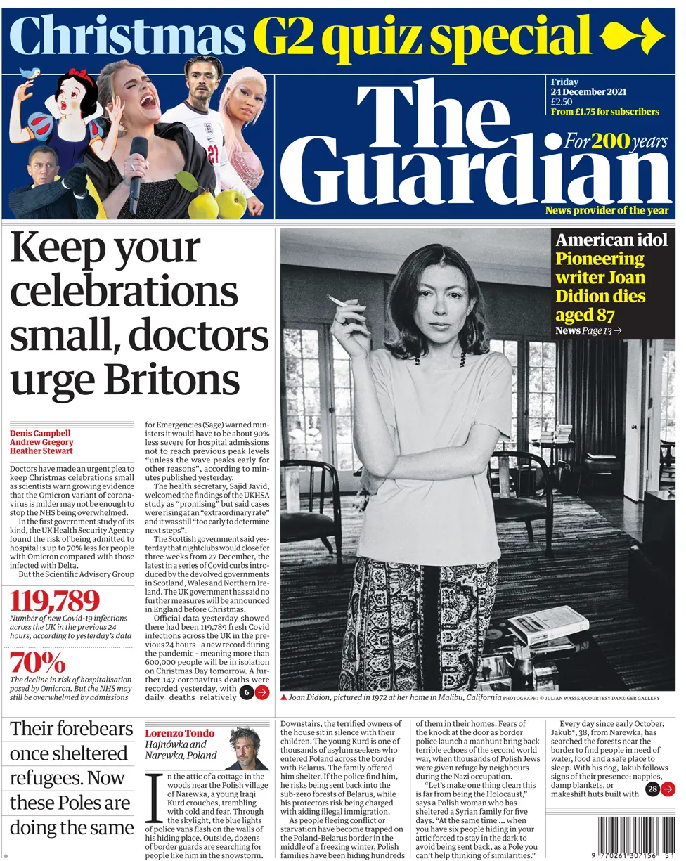 BBC The Guardian - Christmas Eve