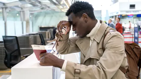 Getty Images Man at airport